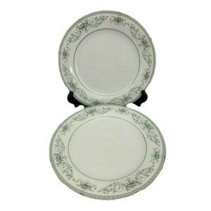 Noritake China - Colburn Pattern - Pair Salad Plates - 8.25" - #6107